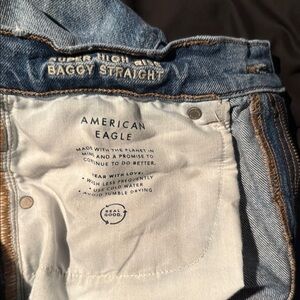 American Eagle Outfitters High Rise Blue Jeans